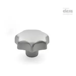 ELESA Lobe knob-DIN 6336-NI-32-M6-E