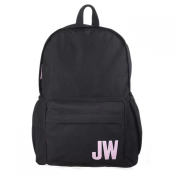 Jack Wills Kids Block Backpack - Black/Pink