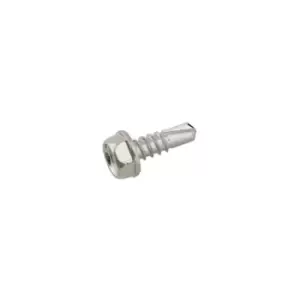 CONNECT Self Drilling Screw Hex Head - No. 10 x 1in. - Pack of 100 - 31505