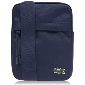 Lacoste Neocroc Canvas Vertical Camera Bag - Blue