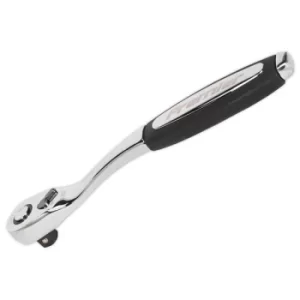 Sealey AK8975 Ratchet Wrench 1/2"Sq Drive Offset Pear-Head with Fl...