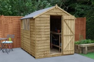 Forest Wooden 8 x 6ft Overlap Apex Shed