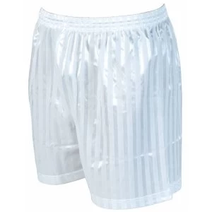 Precision Striped Continental Football Shorts 42-44" White