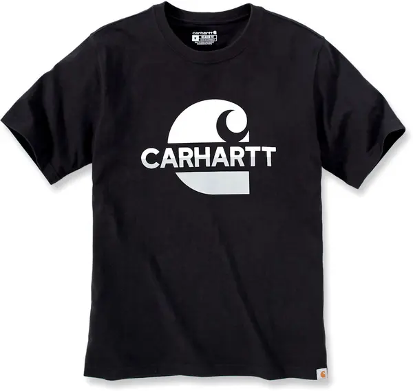 Carhartt Relaxed Fit Heavyweight C Graphic T-Shirt, black-white, Size S