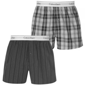 Calvin Klein Two Pack Modern Boxers - Ryan Stripe