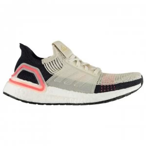 adidas UltraBoost 19 Ladies Running Shoes - Brown/Wht/Red