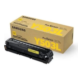 Samsung CLT-Y503L Yellow Laser Toner Ink Cartridge