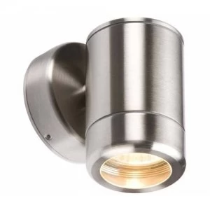 KnightsBridge Fixed IP65 Stainless Steel Indoor Outdoor Single Wall Light