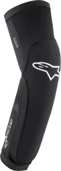 Alpinestars Paragon Plus Knee / Shin Protectors, black-white, Size XS, black-white, Size XS