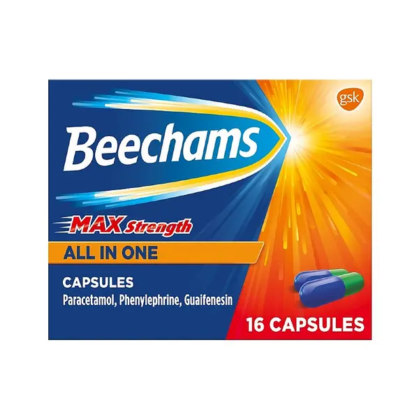 Beechams Max All In One Capsules 16 Capsules