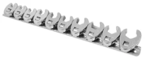 Laser Tools 3282 Crows Foot Wrench Set 10pc S45C Steel