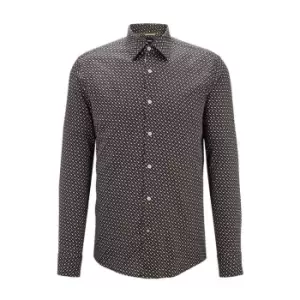 Boss Kent AOP Shirt - Beige