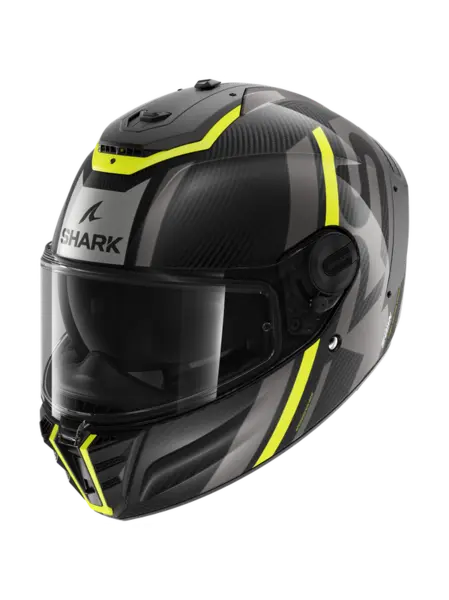 Shark Spartan RS Carbon Shawn Carbon Yellow Anthracite DYA Full Face Helmet L