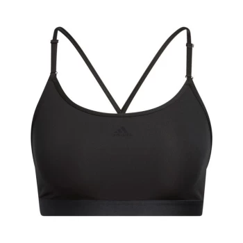 adidas Aeroreact Training Light-Support Bra Womens - Black