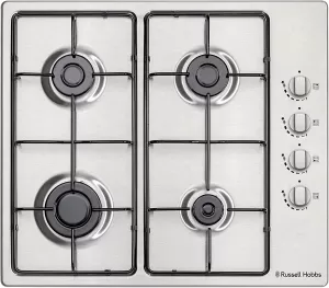 Russell Hobbs RH60GH401SS 4 Burner Gas Hob