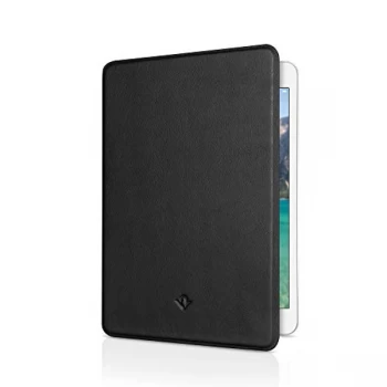 Twelve South SurfacePad for iPad Mini 5" Ultra-slim luxury napa leather cover + display stand with sleep/wake (black)