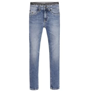 Calvin Klein Jeans SKINNY VINTAGE LIGHT Blue boys's in Blue - Sizes 8 years,10 years,12 years,14 years,16 years