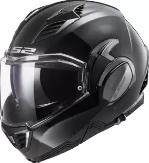 LS2 FF900 Valiant II Solid Helmet, black, Size S, black, Size S