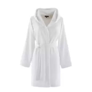 Boss Hooded Robe - White