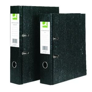 Q-Connect Lever Arch File A4 Black Pack of 10 KF20001