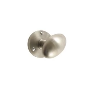 Satin Nickel effect Internal Round Latch Door knob Set