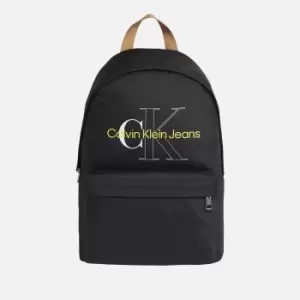 Calvin Klein Jeans Mens Recycled Polyester Round Backpack - Black