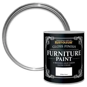 Rust-Oleum White Frost Gloss Furniture Paint 125 Ml