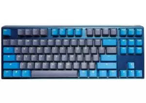 Ducky One3 Daybreak TKL keyboard USB UK English Blue, Yellow, Grey