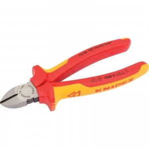 Knipex Insulated Diagonal Side Cutters 160mm