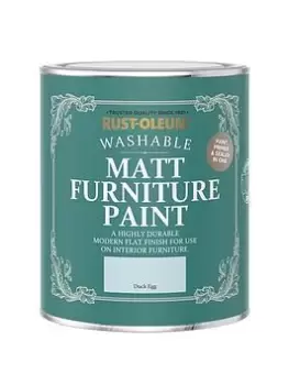 Rust-Oleum Matt Finish 750 Ml Furniture Paint - Duck Egg