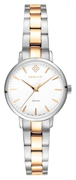 GANT G126010 PARK AVENUE 28 (28mm) White Dial / Two-Tone PVD Watch