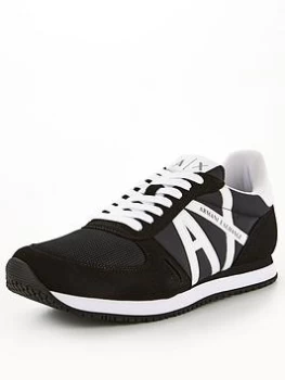 Armani Exchange Retro Runner Trainers Black Size 10 Men