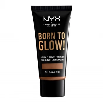 NYX Professional Makeup Born to Glow Naturally Radiant Foundation 30ml (Various Shades) - Warm Caramel