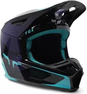 FOX V2 Vizen Motocross Helmet, black-purple, Size 2XL, black-purple, Size 2XL