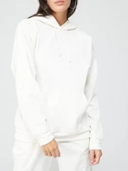 adidas Originals Comfy Cords Hoodie, Off White, Size 8, Women