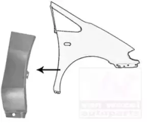 VAN WEZEL Fender VW,FORD,SEAT 5878156 Wing