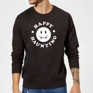 Happy Haunting Sweatshirt - Black - XL