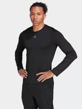 adidas Hiit Long-sleeve Top Training Long-sleeve Top, Black Size XL Men