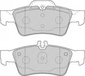 Ferodo FDB1526 Brake Pad Set Rear Axle Premier Car