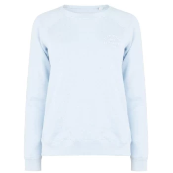 Jack Wills Colby Lightweight Logo Sweatshirt - Pale Blue