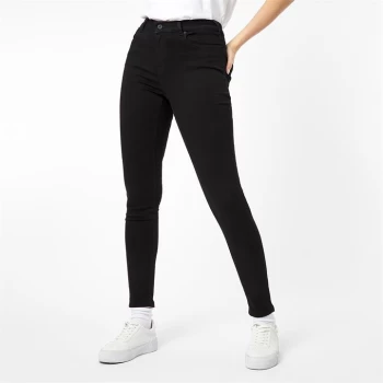 Jack Wills Fernham Mid Rise Skinny Jeans - Black