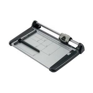 5 Star Office A4 Trimmer Heavy Duty Steel Table Capacity 15 sheets Cutting Length 360mm Silver Black