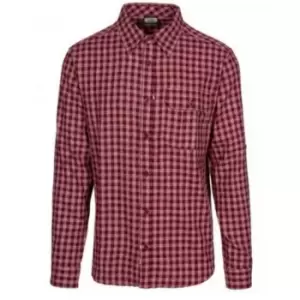 Trespass Mens Participate Shirt (S) (Prune Check)