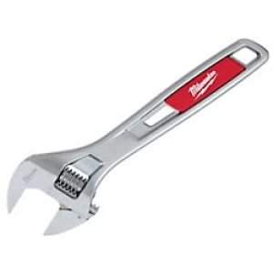 Milwaukee 48227408 Adjustable Wrench Ergnomic Chrome Plated