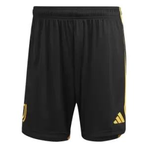 adidas Juventus Home Shorts 2023 2024 Adults - Black