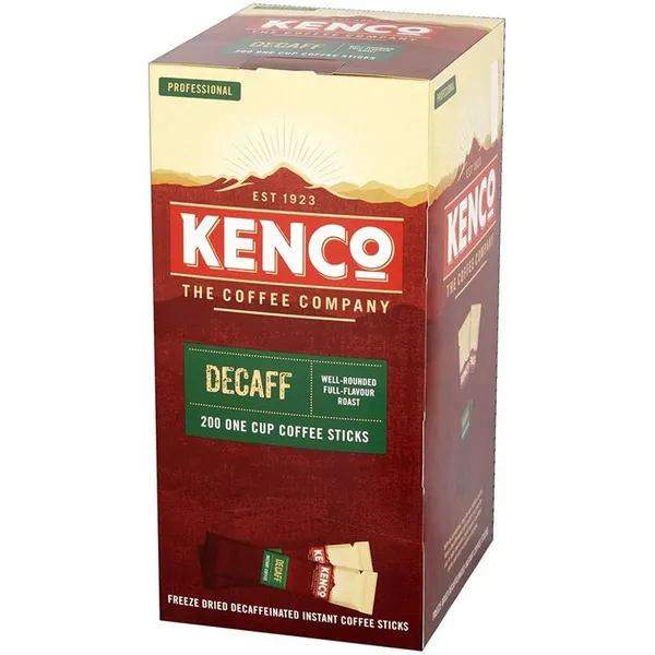 Kenco Decaff Freeze Dried Coffee 200 Sticks