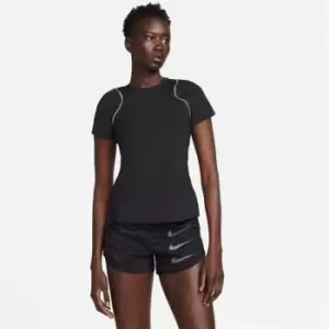 Nike Dri-FIT Run Division Womens Short Sleeve Top - Black