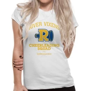 Riverdale - Cheerleader Logo Womens Small T-Shirt - White