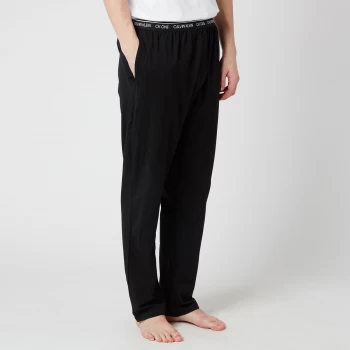 Calvin Klein Mens Jersey Sleep Pants - Black - XL