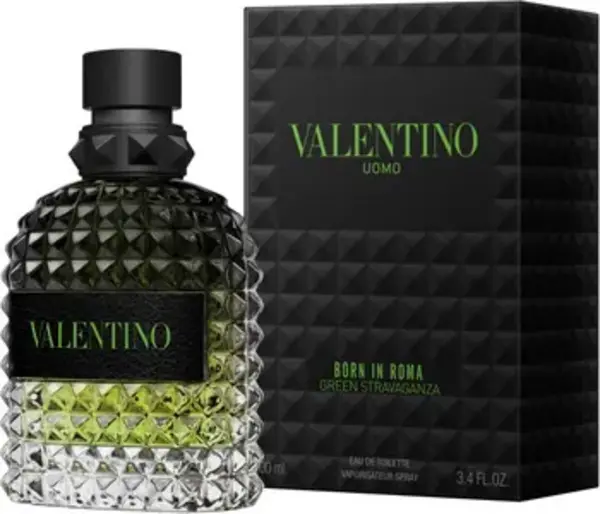 Valentino Born in Roma Uomo Green Stravaganza Eau de Toilette For Him 100ml